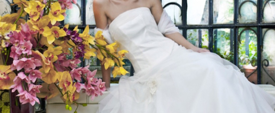 Abito in organza con balze - 1 -