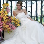 Abito in organza con balze - 1 -